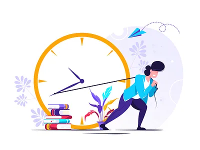 Working time management alarm business character clock countdown counter deadline design device early network reminder school team technology time timer wake watch work