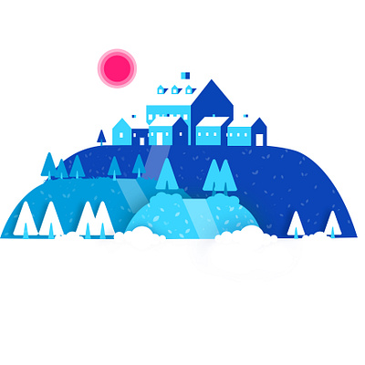 mountain illustration