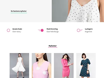 E-commerce site clean design clean ui colorful colors dots e commerce ecommerce scandinavian webflow website