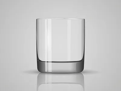 Vector glass for whiskey design illustration vector