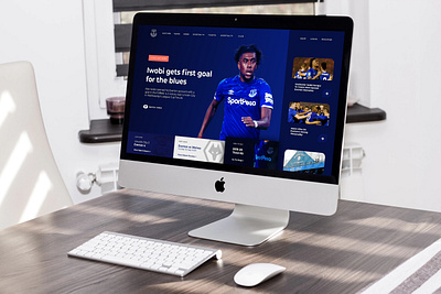 Everton - Website Concept concept dark design everton football football club gradient sport ui user interface ux web design website