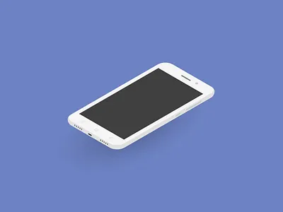 Isometric smartphone mockup design illustration mockup smartphone vector