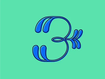 36 Days Of Type 3 36 days of type 36dayoftype 36days 36daysoftype art colour design flat lettering vector