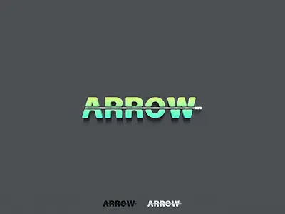 Arrow Logo Design Concept arrow art branding color creativity design gradient illustration latest lettering logo logo design texture trend typography