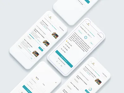 Prashnakosh - Mobile View branding clean design flat interaction design minimal mobile ui ui design ux