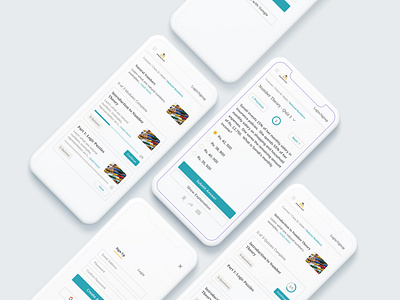 Prashnakosh - Mobile View branding clean design flat interaction design minimal mobile ui ui design ux