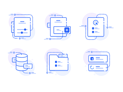 Illustrations part 2 branding design flat gui icon illustration overview simple ui vector web design