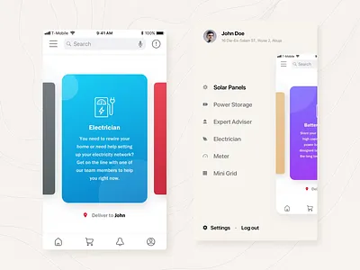 Sandstream Energy Nigeria Mobile Application android app application application design application ui clean ui ios app mobile mobile app design mobile ui ui design userinterface