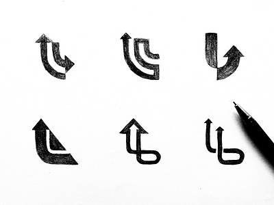 Logo Exploration for Letship. logo symbol