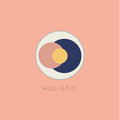 Holistic branding design icon illustration interaction design logo portfolio design selfbranding ui vector