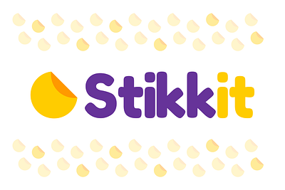Stikkit branding illustration mobile app