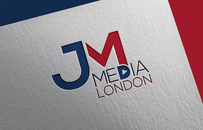 jm media london logo creative logo design jm logo jm media jm media london logo play button play button icon video logo