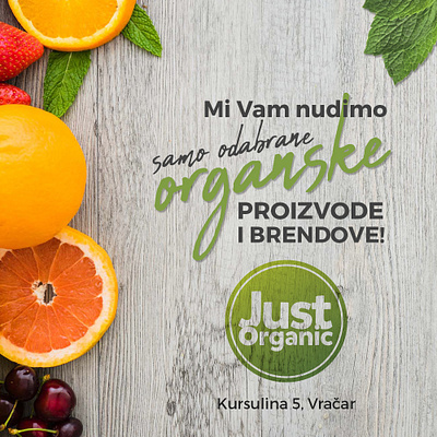 Organic post branding design graphic design marketing social media typography vegan vegetarian