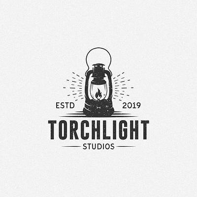 Torchlight studios adobe branding design graphic design graphic design logo graphic designer illustration illustrator logo logo design logodesigner retro studios logo vector vintage font vintage logo