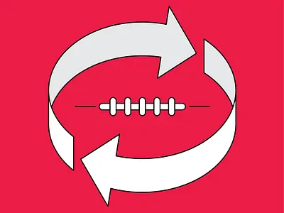 Football Stadium Recycling football illustration recycling vector