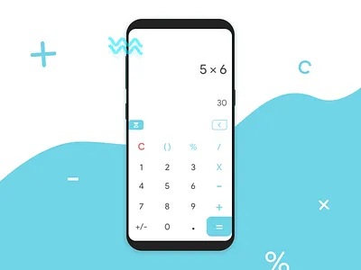 DailyUI 004 - Calculator app calculator calculator app dailyui dailyui 004 mobile ui ui