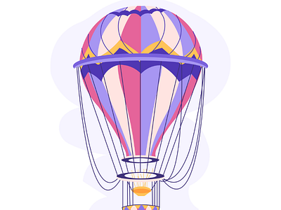 Air Balloon air air balloon background balloon flat design fly graphic design hot air balloon sky vector graphics vectors