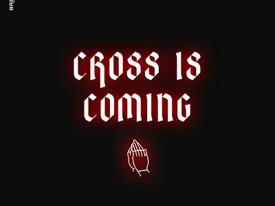 cross is coming cyclocross neon neon sign