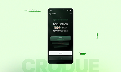 Crodue Mobile App Design app app design branding crypto app crypto app design crypto design crypto mobile crypto mobile app design crypto mobile design design figma interface mobile mobile app mobile app design mobile design ui