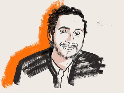 Ask a genius: Jason Feifer design editorial illustration portrait