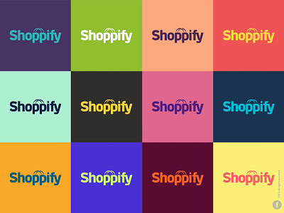 Logo rebranding brand identity branding color colorful colorpalette design icon logo shop typography vector