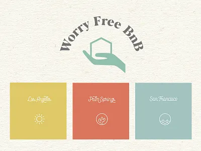 Worry Free brand branding graphic design graphics illustrator logo logo design logos vector