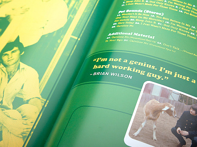 Pet Sounds Detail beach boys book books cooper black editorial editorial design graphic design graphicdesign halftone layout layout design music music art typogaphy