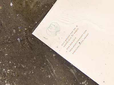 Healed with Heart Letterhead branding hands heart icon identity letterhead letterhead logo logomark massage stationery design symbol