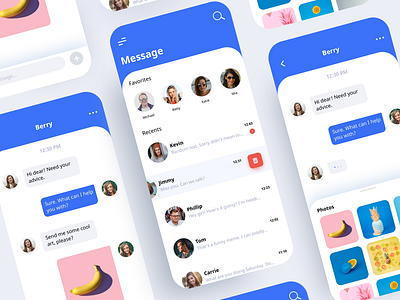 Messanger app app concept app design chat design graphic design imessage interface message app messaging mobile app sketch 3 ui ui design