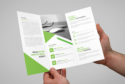 Tri-fold Brochure branding brochure design