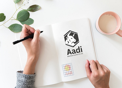 Aadi Logo branding design illustration logo typography ui vector