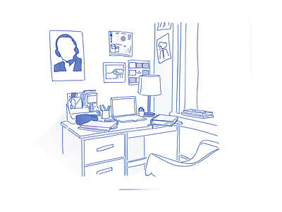 Room 203 2d adobe illustrator art design flat illustration minimal riso texture