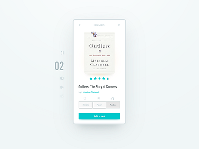 Book UI design books dailyui design interface mobile reading app shopping app typography ui ux