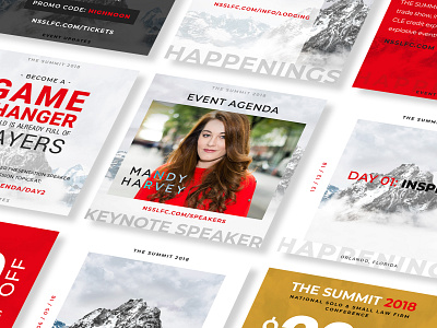 SUMMIT Instagram Templates branding conference instagram stories mandy harvey summit