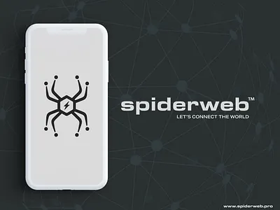 Logo and branding concept app app icon app icons brand branding branding concept design design agency flat icon identity design illustration logo logo design logotype monogram spider spiderweb symbol symbol icon