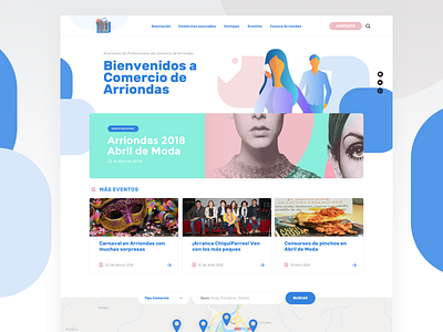 Comercio de Arriondas Website design interface spain ui ux web webdesign