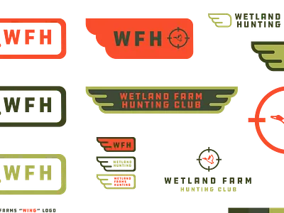 Wetland Farm – Wing Logo bird branding bullseye club ddc ddc hardware design draplin ducks flying hunter hunting icon design identity illustration logo vector wilderness wildlife wing