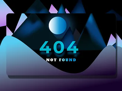 404 Page Not Found 404 error page blue and black creative daily ui dailyui design designer dribble shot dribbleartist illustration ui ui design ux vector web web design