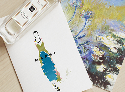 MARNI 2015SS ready to wear 2015 2015ss fashion illustration fashion illustrator fashionillustration fashionweek illustration ready to wear sokidahee