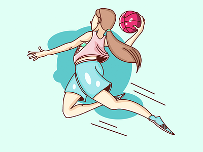 Jump art character drawing dribble flat flat design flat illustration flat vector graphic design graphics hand drawing illustration pin sketch ui vector vector art vector illustration vectors web