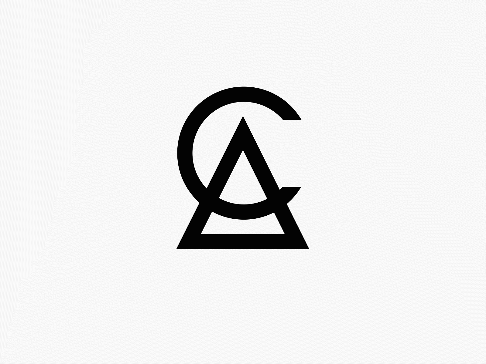 AC Logo Animation 2d 2danimation aftereffects animation branding design flat icon logo logoanimation minimal motion vector