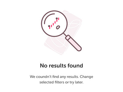 No search results app empty empty screen empty state empty states emptystate flat illustraion mobile search ui