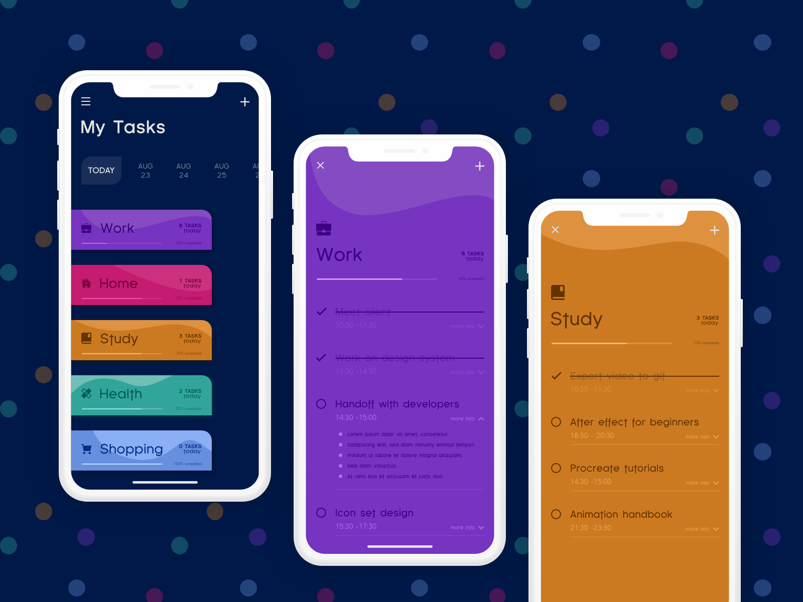 Example of todolist concept