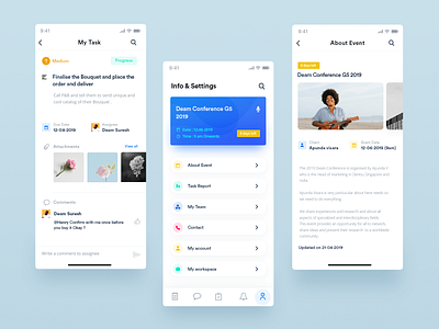 Event UI book event booking business clean ui creative design enterprise event event app event book event branding illustration landing page ui ux white