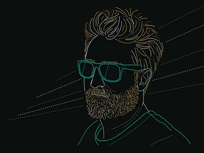 Profile pic for Spotify futuristic illustraion profile spotify streaming the root out