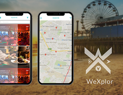 wexplore android app app app development design graphic design icon illustration ios app logo map native app navigation social app social network ux web website