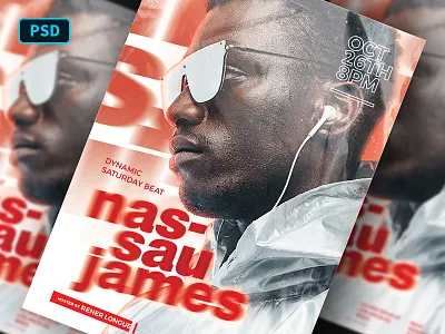 Hip Hop DJ Flyer Template club creative market flyer flyer template hip hop mixtape music party poster poster template rap rapper