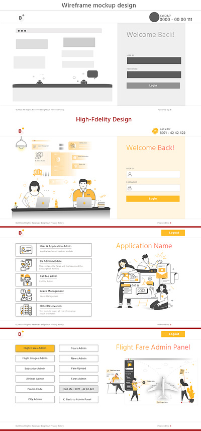 FLIGHT LOGIN DASHBOARD DESIGN admin template design flight admin flights high fdelity design high fdelity design illustration interface logo low fidelity mahroon minimal typography vector wireframes yellow