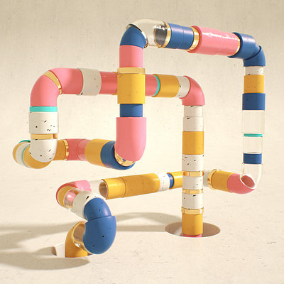 C4D Pipes - Cinema 4D Tutorial (Free Project) animate c4d c4d loop c4d pipes cg cg shortcuts cinema 4d cinema 4d pipes cinema4d free project looping animation mograph motion graphics octane pile up effector pipe modeling in cinema 4d shader effector template tutorial tutorial animation