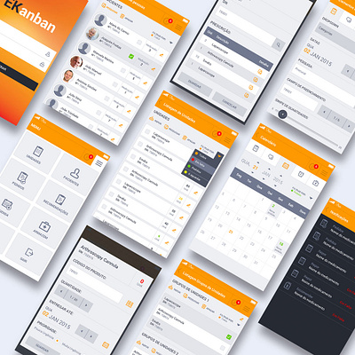 Biq app app design flat minimal mobile responsive ui ux web website